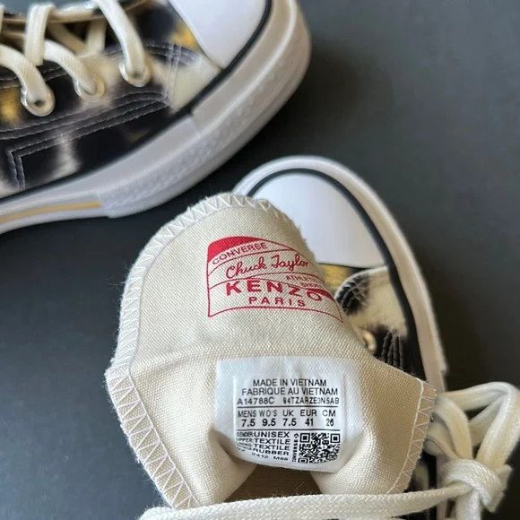 Brand New Converse x Kenzo Colab Chuck 70 Hi Top (unisex) W9.5 M7.5 - Picture 7 of 7